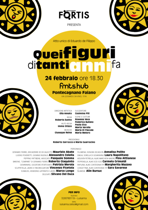 Luigi Viscido - Grafica: Manifesto per il teatro amatoriale Fortis
